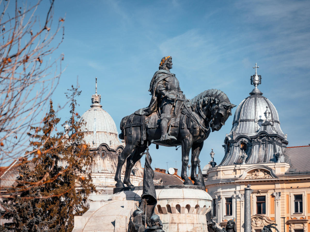 Statuia lui Matei Corvin, Cluj Napoca