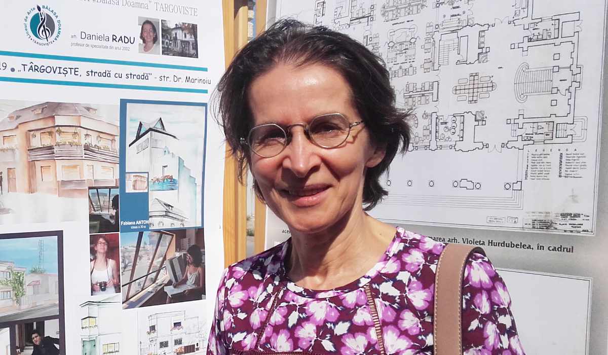 Daniela Radu - Profesor de arhitectură la Liceului de Arte ”Bălaşa Doamna” din Târgoviște